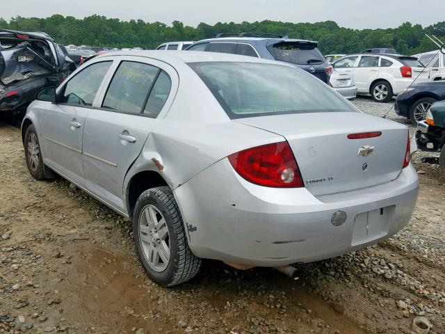 1G1AL55FX67713308 - 2006 CHEVROLET COBALT LT SILVER photo 3