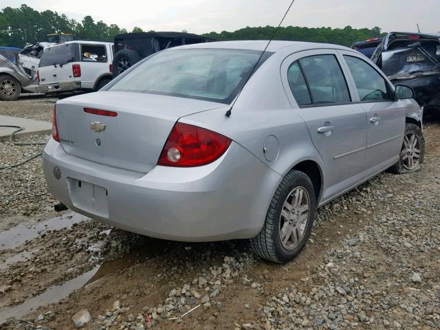 1G1AL55FX67713308 - 2006 CHEVROLET COBALT LT SILVER photo 4