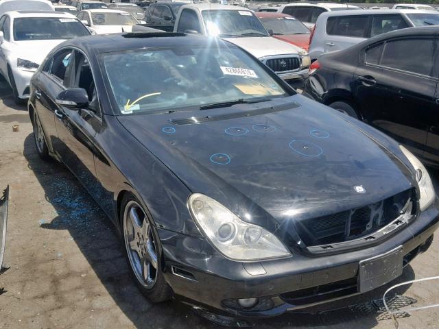 WDDDJ72X27A085869 - 2007 MERCEDES-BENZ CLS 550 BLACK photo 1