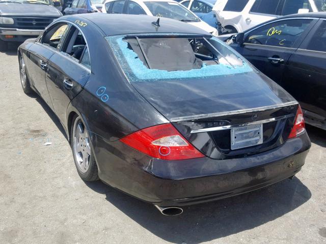 WDDDJ72X27A085869 - 2007 MERCEDES-BENZ CLS 550 BLACK photo 3