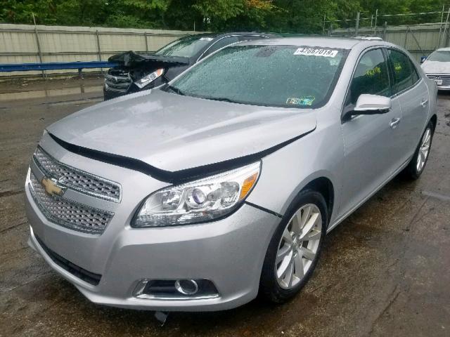 1G11H5SA5DU123722 - 2013 CHEVROLET MALIBU LTZ 银色 照片 2