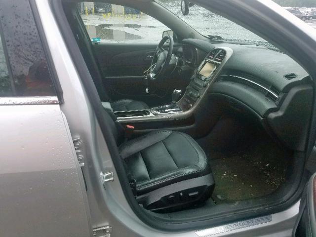 1G11H5SA5DU123722 - 2013 CHEVROLET MALIBU LTZ 银色 照片 5