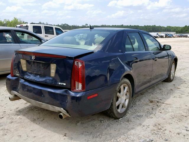 1G6DW677450169390 - 2005 CADILLAC STS BLUE photo 4