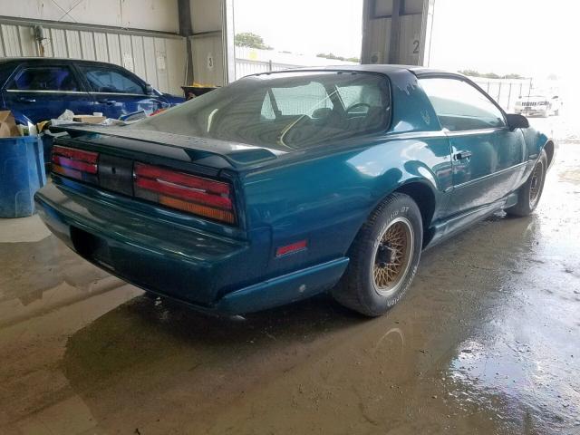 1G2FS23T0NL212137 - 1992 PONTIAC FIREBIRD TEAL photo 4