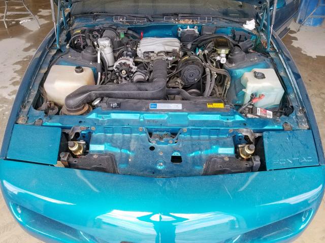 1G2FS23T0NL212137 - 1992 PONTIAC FIREBIRD TEAL photo 7