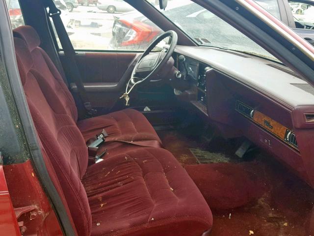 1G4AG55M2T6444499 - 1996 BUICK CENTURY SP RED photo 5