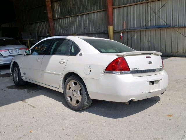 2G1WD58C889125543 - 2008 CHEVROLET IMPALA SUP 白色 照片 3