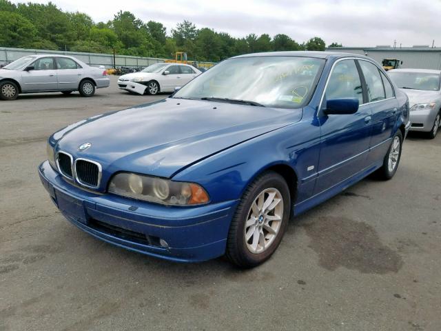 WBADT434X3G030419 - 2003 BMW 525 I AUTO BLUE photo 2