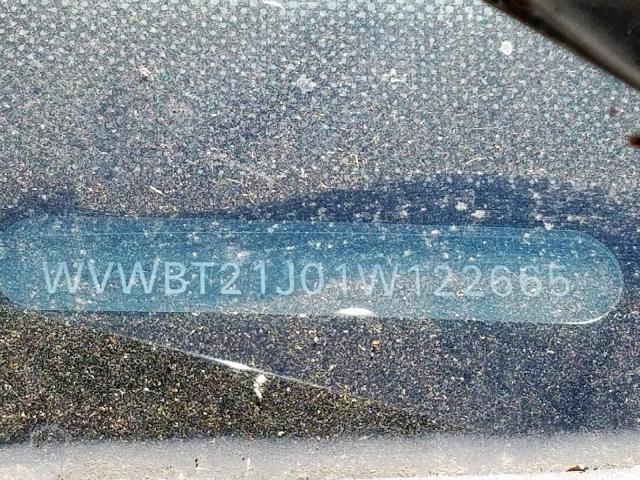 WVWBT21J01W122665 - 2001 VOLKSWAGEN GOLF GL BLACK photo 10