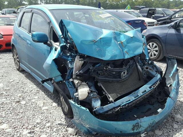 JHMGE8H54CC003435 - 2012 HONDA FIT SPORT BLUE photo 1