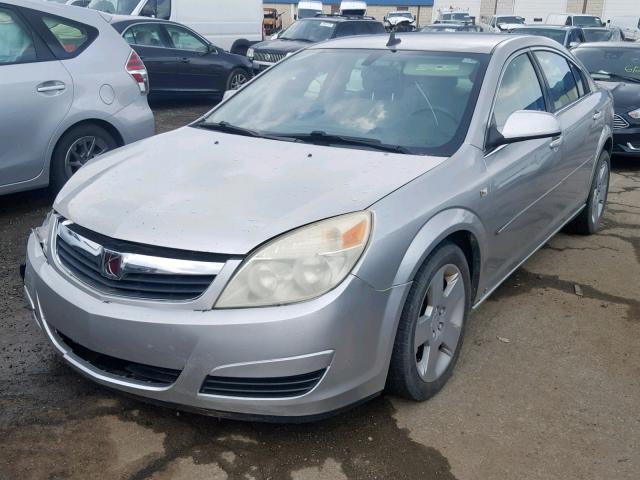 1G8ZS57N58F224237 - 2008 SATURN AURA XE SILVER photo 2