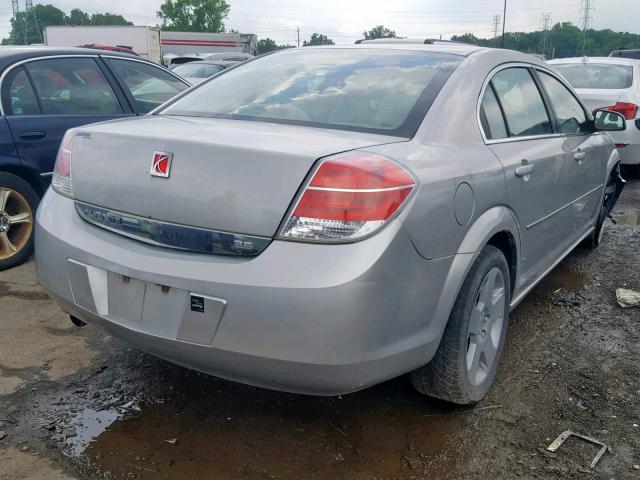 1G8ZS57N58F224237 - 2008 SATURN AURA XE SILVER photo 4