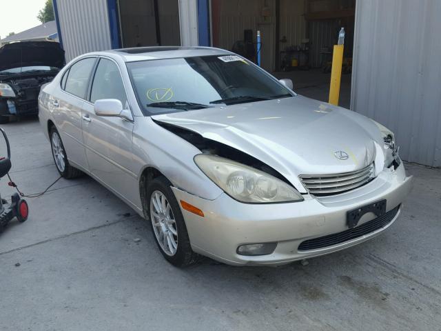 JTHBF30G830145280 - 2003 LEXUS ES 300 SILVER photo 1