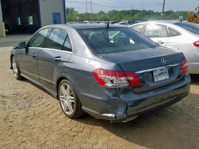 WDDHF7CB0AA026879 - 2010 MERCEDES-BENZ E 550 GRAY photo 3