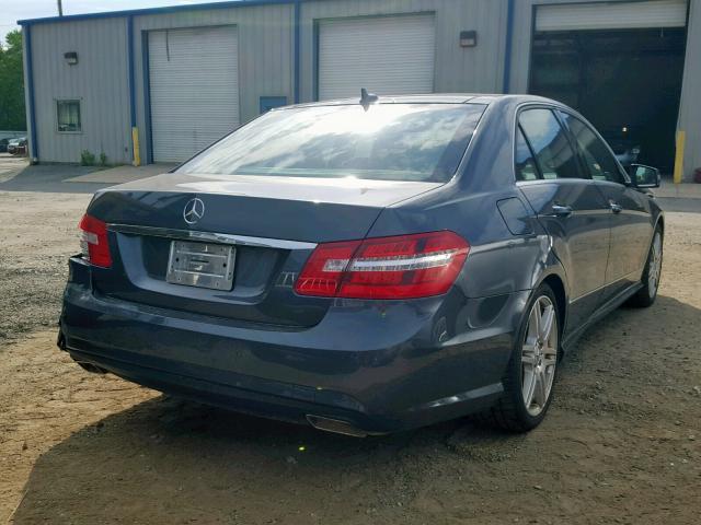 WDDHF7CB0AA026879 - 2010 MERCEDES-BENZ E 550 GRAY photo 4