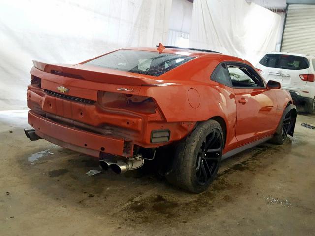 2G1FZ1EP7D9803341 - 2013 CHEVROLET CAMARO ZL1 红色 照片 4