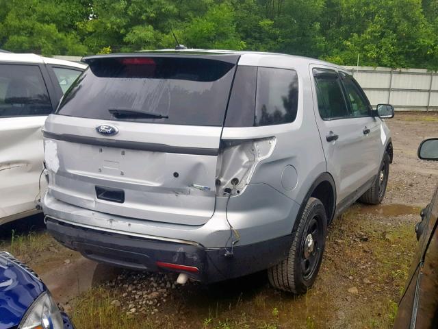 1FM5K8ARXDGB59113 - 2013 FORD EXPLORER P SILVER photo 4