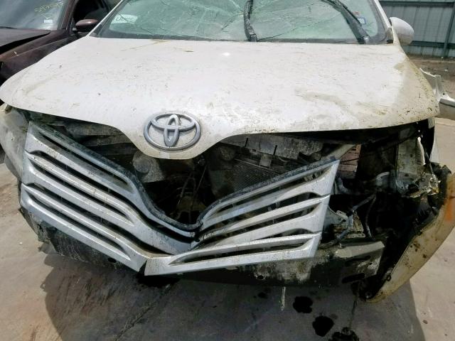 4T3ZE11A49U017771 - 2009 TOYOTA VENZA WHITE photo 9