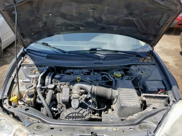 1C3EL46X95N678317 - 2005 CHRYSLER SEBRING GRAY photo 7