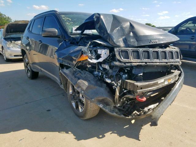 3C4NJDDB3JT230142 - 2018 JEEP COMPASS TR CHARCOAL photo 1