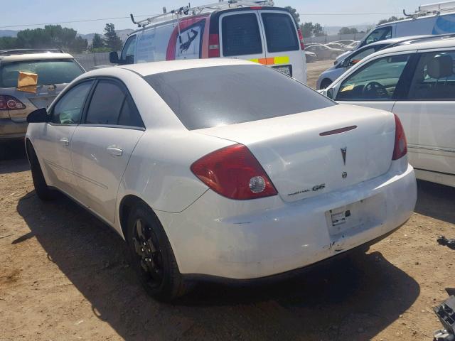 1G2ZF58B674165051 - 2007 PONTIAC G6 VALUE L WHITE photo 3