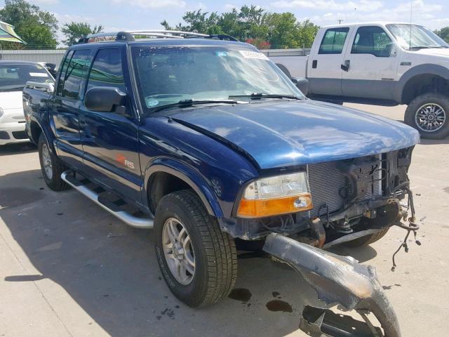 1GTDT13W72K203702 - 2002 GMC SONOMA BLUE photo 1