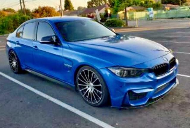 WBA3A9C54EF477814 - 2014 BMW 335 I BLUE photo 1