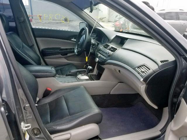 1HGCP2F46CA111795 - 2012 HONDA ACCORD LXP GRAY photo 5