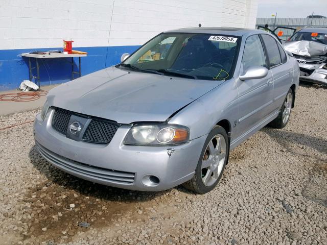 3N1AB51D26L485107 - 2006 NISSAN SENTRA SE- SILVER photo 2