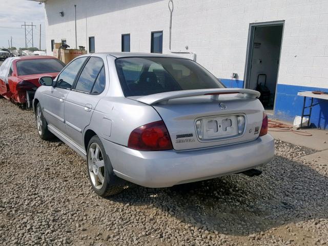 3N1AB51D26L485107 - 2006 NISSAN SENTRA SE- SILVER photo 3