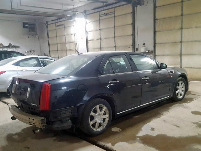 1G6DW67V280124936 - 2008 CADILLAC STS BLACK photo 4