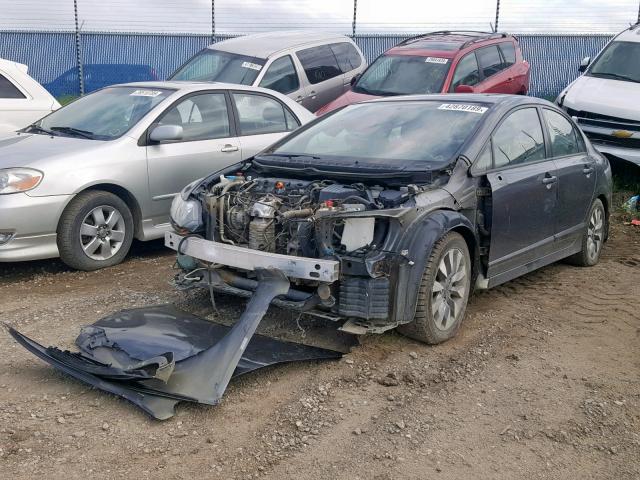 2HGFA1E07AH044453 - 2010 HONDA CIVIC EXL 灰色 照片 2