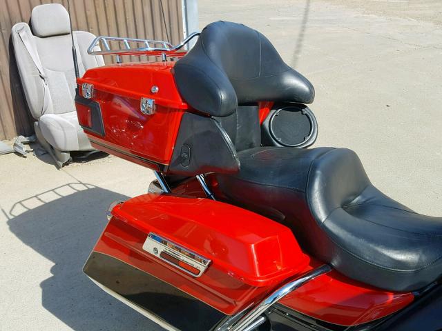 1HD1KEM12AB621341 - 2010 HARLEY-DAVIDSON FLHTK RED photo 6