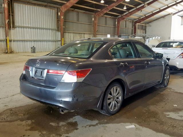 1HGCP2F80CA054416 - 2012 HONDA ACCORD EXL GRAY photo 4