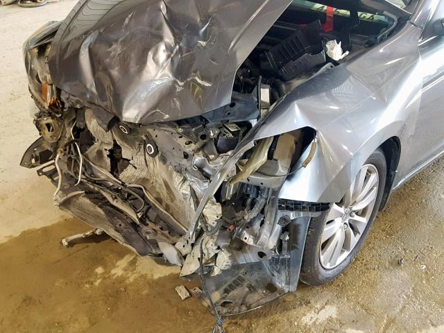 1HGCP2F80CA054416 - 2012 HONDA ACCORD EXL GRAY photo 9