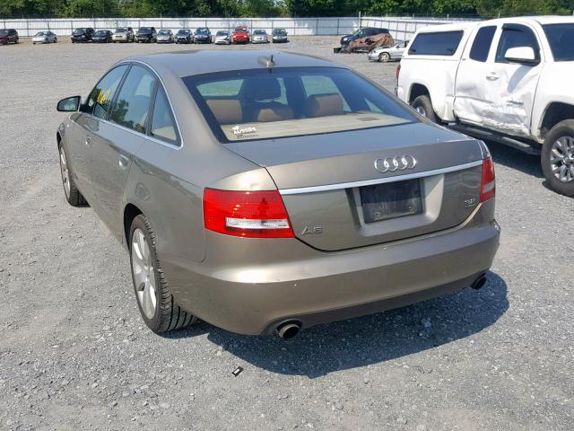 WAUDH74F16N167431 - 2006 AUDI A6 3.2 QUA GOLD photo 3