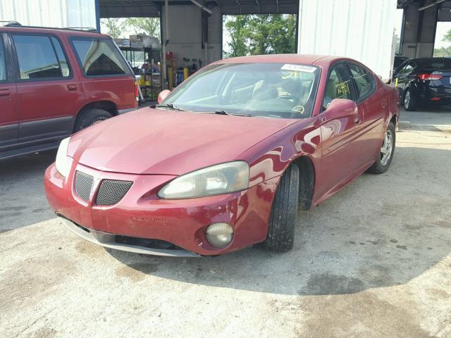 2G2WP522741308816 - 2004 PONTIAC GRAND PRIX RED photo 2