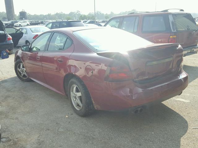 2G2WP522741308816 - 2004 PONTIAC GRAND PRIX RED photo 3