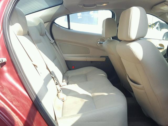 2G2WP522741308816 - 2004 PONTIAC GRAND PRIX RED photo 6