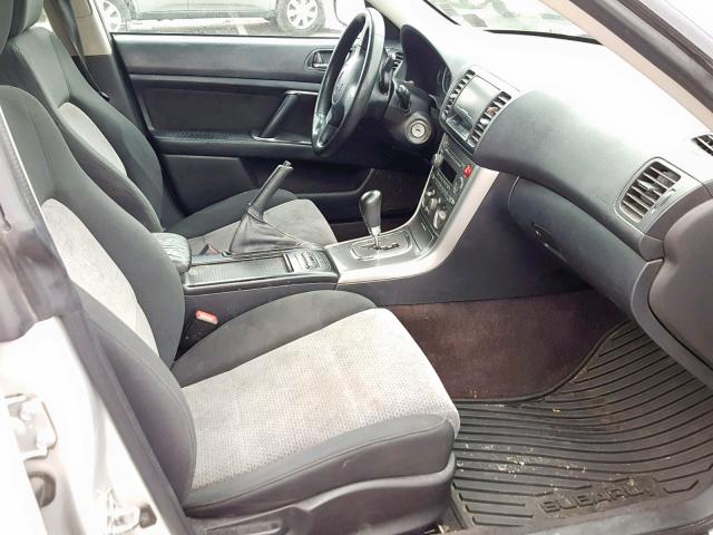 4S4BP61C667357789 - 2006 SUBARU LEGACY OUT SILVER photo 5