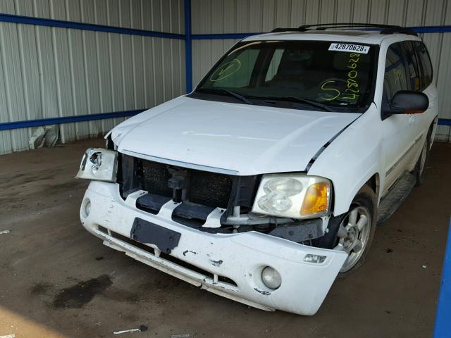 1GKDT13S332187596 - 2003 GMC ENVOY WHITE photo 2