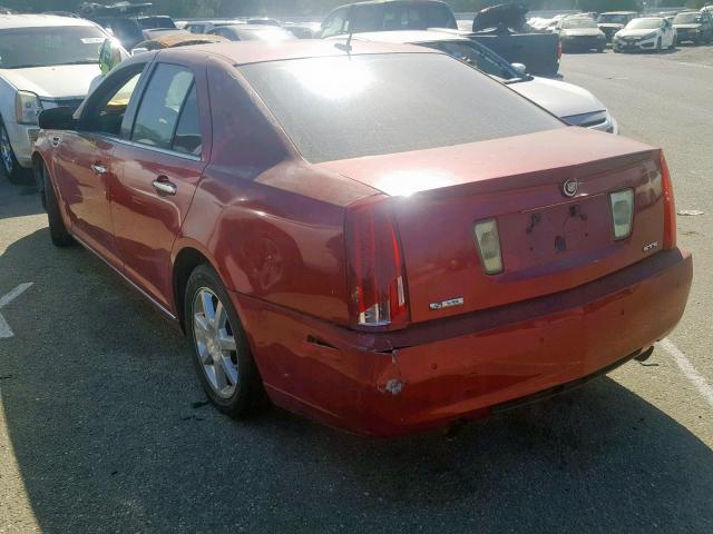 1G6DZ67A280162803 - 2008 CADILLAC STS BURGUNDY photo 3