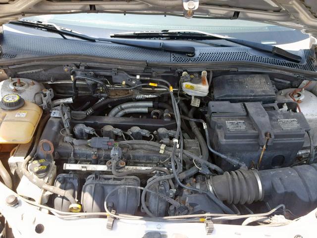 1FAFP34N77W366306 - 2007 FORD FOCUS ZX4 SILVER photo 7