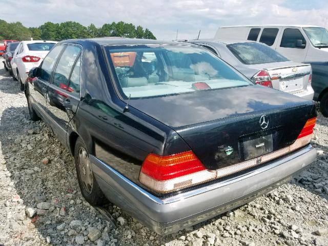 WDBGA32E1TA319412 - 1996 MERCEDES-BENZ S 320W BLACK photo 3