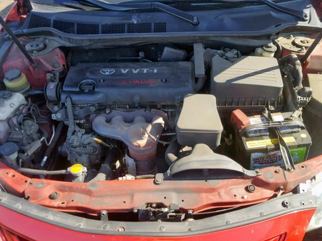 4T1BE46K07U068517 - 2007 TOYOTA CAMRY NEW RED photo 7