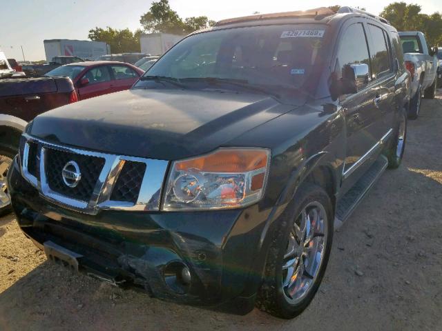 5N1BA0NF5AN617249 - 2010 NISSAN ARMADA PLA BLACK photo 2