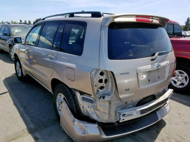 JTEDP21A560095773 - 2006 TOYOTA HIGHLANDER SILVER photo 3