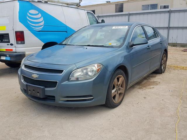 1G1ZH57B19F191273 - 2009 CHEVROLET MALIBU 1LT 绿色 照片 2
