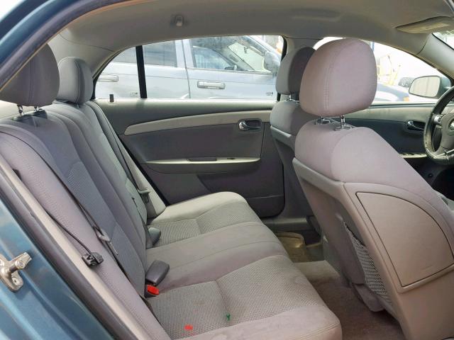 1G1ZH57B19F191273 - 2009 CHEVROLET MALIBU 1LT 绿色 照片 6