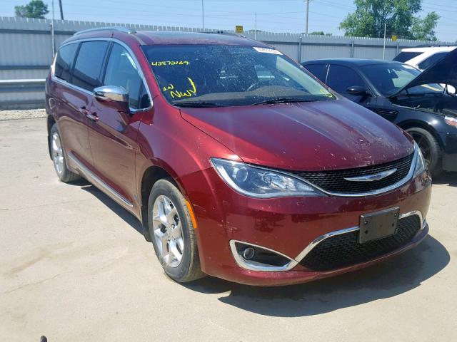 2C4RC1GGXHR528248 - 2017 CHRYSLER PACIFICA L MAROON photo 1